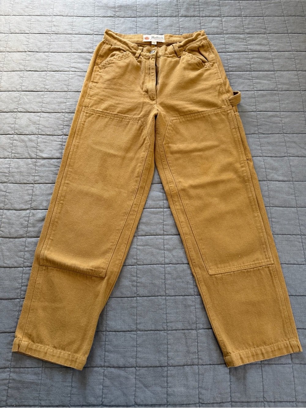 Women’s Mollusk Surf Shop Mustard Patchfront Work Pants